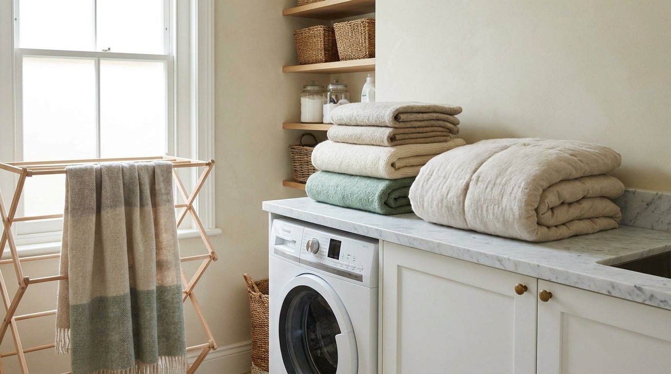 The best tools for washing and drying large items like blankets